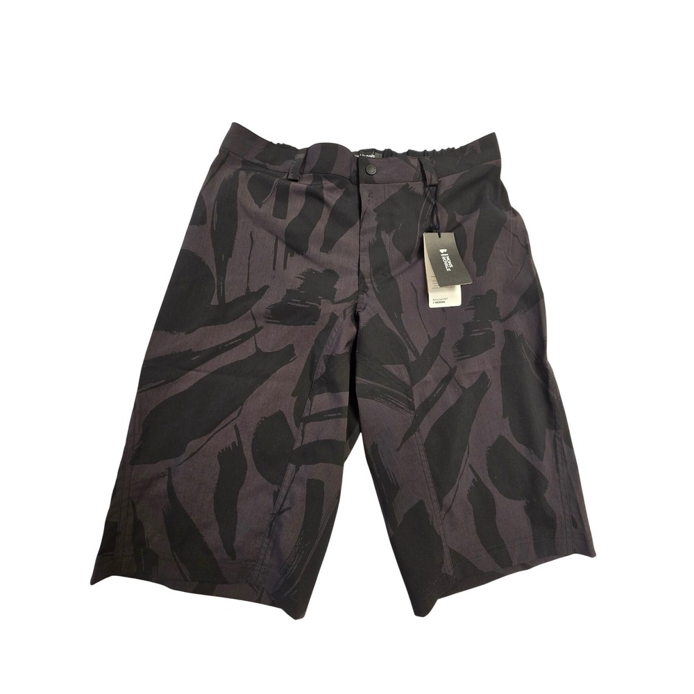 Mons Royale Virage Bike Shorts 2.0‎ Mens M Fragments Black Merino Wool new